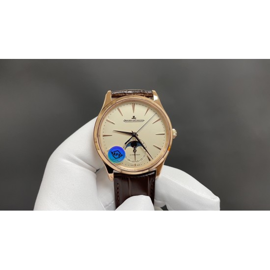 今日推荐积家月相 玫瑰金 39mm 925一体机 顶级品质 出货实拍✈️