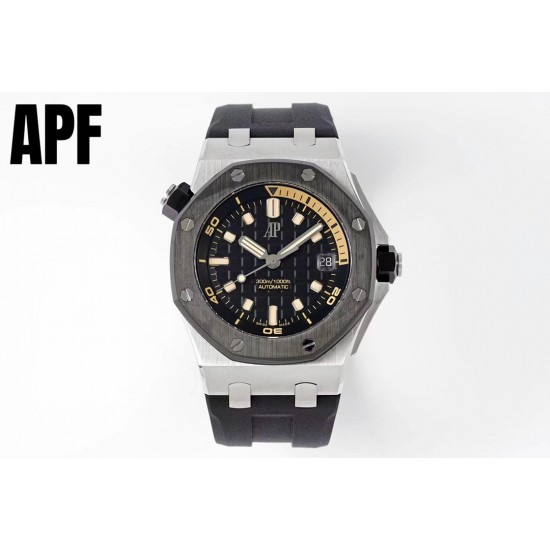 新配色到货 APF厂新款亮相专注 AP 爱彼 潜水表15720腕表 【购入原装拆机复刻】所有细节都同步原装 秒杀市面上同系列 1.搭载4308机芯同步原装7点位置摆轮,2.原装陶瓷旋入式表冠,10点位置表冠内部齿轮同步原装齿轮数量121个,完成原装调节手感一致效果。3.表带原装氟橡胶可替换式橡胶。4.表扣可替换原装可开口快拆。5.日历颜色同步原装配对字面颜色。6.全表字面内圈夜光采用瑞士C3夜光粉,在紫光灯下可以匹对原装发光效果达到乱真工艺。7.表盘工艺原装一样双层夹层日历窗口搭配蓝宝石微型放大镜。 新配色到货 APF厂新款亮相专注 AP 爱彼 潜水表15720腕表 【购入原装拆机复刻】所有细节都同步原装 秒杀市面上同系列 1.搭载4308机芯同步原装7点位置摆轮,2.原装陶瓷旋入式表冠,10点位置表冠内部齿轮同步原装齿轮数量121个,完成原装调节手感一致效果。3.表带原装氟橡胶可替换式橡胶。4.表扣可替换原装可开口快拆。5.日历颜色同步原装配对字面颜色。6.全表字面内圈夜光采用瑞士C3夜光粉,在紫光灯下可以匹对原装发光效果达到乱真工艺。7.表盘工艺原装一样双层夹层日历窗口搭配蓝宝石微型放大镜。