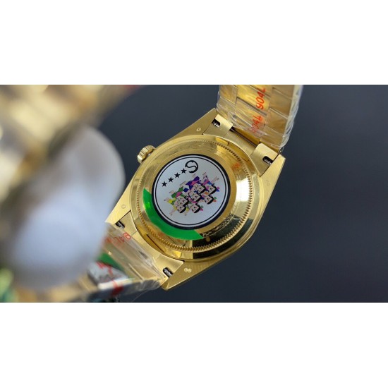ROLEX  劳力士 双历型  黄金绿 ～