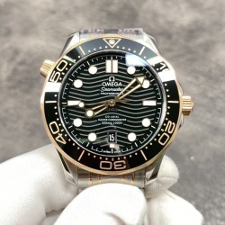【VS出品】欧米茄 海马300M 316精钢材质打造！间玫瑰金钢带款！8800机 42MM！金灿灿，这个颜色好看！出货实拍