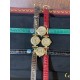 鳄鱼皮新品发布 奢华版满天星镶钻表盘卡地亚小旋风must de小金表vintage中古断货王，性价比高闭眼入。神仙颜值美绝trinity，小孩子才做选择，成年人都是all in![色]表径24mm，超薄厚度5.8mm，搭载瑞士石英机芯，罗马刻度奶油盘，简洁大两针，后镶天然美钻搭配鳄鱼皮表带更奢华超级闪。可仙可盐可甜，精致优雅上手绝美。时尚是一个经典的轮回～说不定今年的复古风，你就是走得最驾轻就熟的一个。推荐指数：⭐⭐⭐⭐⭐