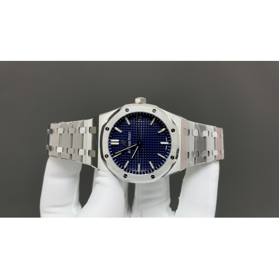 今日推荐爱彼15450ST 白壳蓝面 37mm 3120机 顶级品质 出货实拍✈️