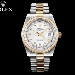 ️️️️ROLEX新款劳力士最新日志款，顶级完美复刻正品1：1一如既往的奢华与荣耀！！！钻石刻度表盘，表径41，该系列一直是显赫人士拥戴之选，也一直作为劳力士高端系列的尊贵典范，手表搭载全自动进口机芯，返修率为零，超强防水30米！欢迎转发钻50