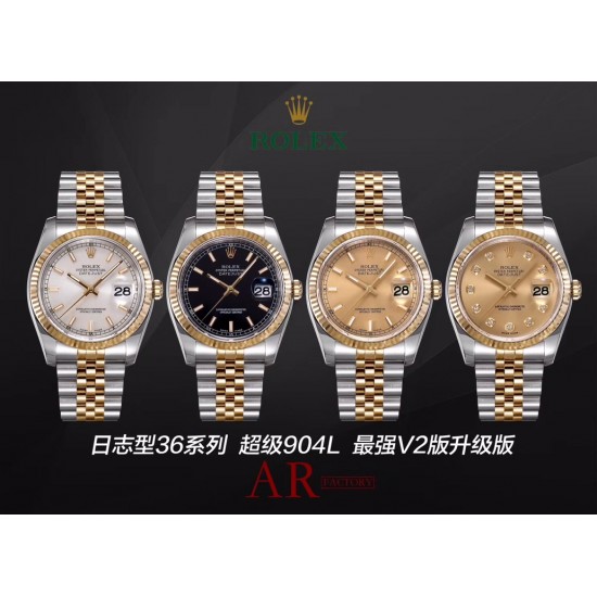 ROLEX 劳力士 DATEJUST 日志型 36mm系列腕表，重新定义最高品质的DATEJUST副本[拳头]