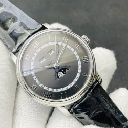 【BP Factory2023最新力作】市场最高版本 宝珀五十寻系列，5054-1110-B52A腕表：1⃣️大三针夜光设计，适合运动和商务的您！2⃣️直径43毫米！3⃣️搭载6654.P自动机械机芯，具备星期显示，日期显示。月份显示，年份显示，月相显示，壳身轮廓分明，线条清晰！大将风范！4⃣️优雅、律动之下隐藏着刚毅成熟的美。满足运动，商务，多功能性佩戴。BP诚意之作 值得您拥有！