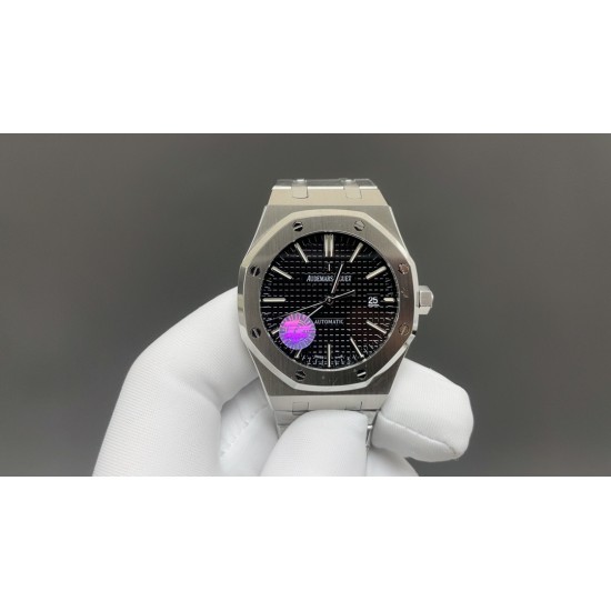 今日推荐ZF 爱彼皇家橡树系列15400钢王 银色黑盘 超神之作 一体机 41mm 顶级品质 出货实拍✈️