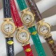 .鳄鱼皮版本卡地亚小旋风must de小金表vintage中古断货王，性价比高闭眼入。神仙颜值美绝trinity，小孩子才做选择，成年人都是all in![色]表径24mm，超薄厚度6.3mm，搭载瑞士石英机芯，罗马刻度奶油盘，简洁大两针，后镶天然美钻搭配鳄鱼皮表带更奢华超级闪。可仙可盐可甜，精致优雅上手绝美。时尚是一个经典的轮回～说不定今年的复古风，你就是走得最驾轻就熟的一个。推荐指数：⭐⭐⭐⭐⭐