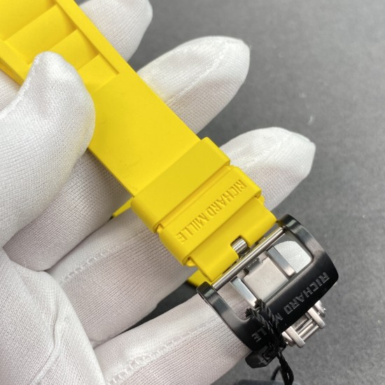 RICHARD MILLE 理查德米勒 RM35-02 客户定制的柠檬黄胶带!齿轮配件堆砌而成的镂空立体表盘 蓝宝石镜面 碳纤维表壳 进口精工自动机械机芯 橡胶表带 蝴蝶扣 Ku厂,出货实拍 RICHARD MILLE 理查德米勒 RM35-02 客户定制的柠檬黄胶带!齿轮配件堆砌而成的镂空立体表盘 蓝宝石镜面 碳纤维表壳 进口精工自动机械机芯 橡胶表带 蝴蝶扣 Ku厂,出货实拍