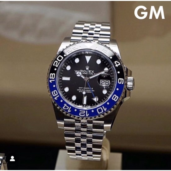 劳力士 Rolex 格林尼治 黑蓝 可乐圈——904L蚝式钢腕表惊艳登场!传承90几年的蚝式经典。搭配无缝双色Cerachrom 24 小时刻度陶制表圈,精钢打造的独特五珠链带,每一个表节都能灵活自如! 劳力士 Rolex 格林尼治 黑蓝 可乐圈——904L蚝式钢腕表惊艳登场!传承90几年的蚝式经典。搭配无缝双色Cerachrom 24 小时刻度陶制表圈,精钢打造的独特五珠链带,每一个表节都能灵活自如!