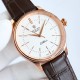 包金 劳力士 ROLEX 切利尼系列:RW1 时间型50505[尺寸]:39*11mm一体自动机 而稳定，大三针、一档无日历切利尼标志性圆拱形三角坑纹外圈[指针]:瑞士顶级批花工艺  【镜面】防刮蓝宝石水晶镜面air双层无色镀膜[表带】意大利小牛皮表带，质地柔软，佩戴舒适【表扣]原装开模针扣方便使用 S1精致推荐男士机械腕表
