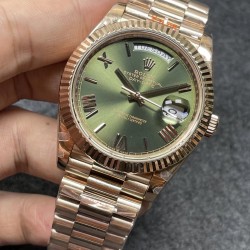 ROLEX 劳力士 玫瑰金绿日志 ～