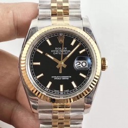 AR超强神作 ROLEX DATEJUST超级904L最强V2升级版日志型36系列腕表，表壳表带运用超级904L铸造而成，并行代购版DATEJUST，完美修正十年间所有副本的不足和缺陷，36mm表径，搭载3135机并搭配正品代购包装物料，重新定义最高品质的DATEJUST副本[拳头]            最强版A级副本DATEJUST【AR出品】