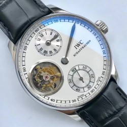 万国IWC－葡萄牙系列 七日链 V1至V5版本 搭载CAL.51011自动机械机芯 独立小秒针 真动能指示 蓝宝石玻璃 牛皮表带