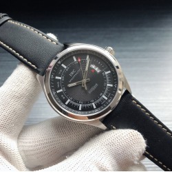 IWC 万国  R18 新款上市 空军一号手表 专为特种部队设计的超强夜光、搭载原装进口8215全自动机芯 ，走时稳定 零返修 进口小牛皮带、型男耍酷泡妞必备神表！蓝宝石玻璃 表盘直径42MM 厚度11MM 搭配进口牛皮加原装针扣 三杰精致推荐男士机械腕表 SJ为你精心挑选超真实实物图拍摄