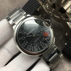 V6 Factory最新力作 V5升级版 专柜品质 【市场最高复刻1-1】V6厂最新升级版卡地亚蓝气球系列 直径42mm机械款-市面最高版本镜面凸形鱼眼蓝宝石把头蓝色宝石颜色纯正全自动进口机械机芯恒久稳定自动锤已全部升级原装LOGO及日内瓦洗纹一表一号一吊牌蓝气球标杆-V6出品，是您唯一首选！