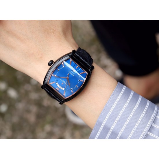 江诗丹顿--Vacheron Constantin男士腕表至臻精品,高贵优雅全自动机械机芯316L精钢表壳矿物强化玻璃镜面真皮表带尺寸:直径42mm 厚度13mm 江诗丹顿--Vacheron Constantin男士腕表至臻精品,高贵优雅全自动机械机芯316L精钢表壳矿物强化玻璃镜面真皮表带尺寸:直径42mm 厚度13mm