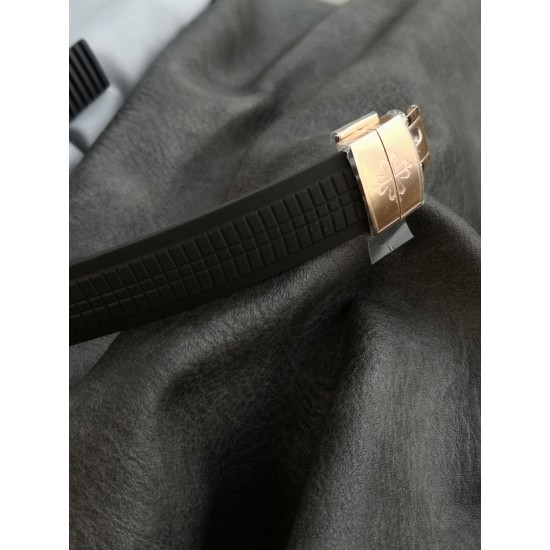 3K推荐,百达翡丽AQUAN系列5167R-001腕表,红金表壳搭配天然橡胶表带,深棕色渐变表盘,324SC一体机自动机械,40毫米。 3K推荐,百达翡丽AQUAN系列5167R-001腕表,红金表壳搭配天然橡胶表带,深棕色渐变表盘,324SC一体机自动机械,40毫米。