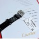 实拍 卡地亚-Cartier，狠货来袭，全真镶钻字面，瑞士石英机芯，加厚蓝宝石镜面[强]搭配美洲鳄鱼皮带[耶]尺寸35mm，超级漂亮、时尚不容错过