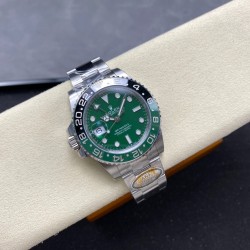 ROLEX 劳力士 格林尼治 GMT，圈口过渡无痕，搭载3285一体机，做工极好！贵金属钢印扣子！