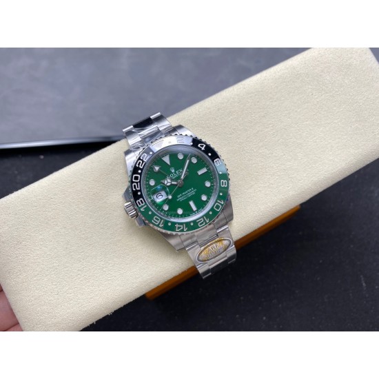 ROLEX 劳力士 格林尼治 GMT，圈口过渡无痕，搭载3285一体机，做工极好！贵金属钢印扣子！