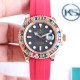 顶级做工KS出品：升级版劳力士金游艇Rolex yacht Master 116695SATS “糖豆”震撼来袭[色] 再度升级，糖豆彩钻版，集合上一代版本的优良做工，业内最顶尖的宝石工艺，同时全面升级基础不锈钢材质，使用真正的日本含镍不锈钢材料作为基础材料，模仿正品的永恒玫瑰金金钢技术，镀层更加持久耐用，耐腐蚀。装载2836、3135机芯，尺寸40mm。蓝光放大镜，超强夜光！现下单额外赠送胶带一副！