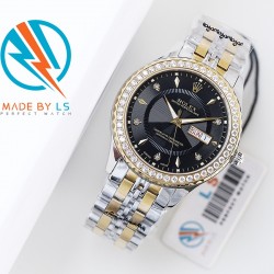 LS精品    劳力士Rolex[色][色]低调奢华[色]火爆开启上市，不显浮华的风格广受成功人士喜爱，逐渐深刻人心，并备受各界人士推重。工艺精湛，糅合尊贵、典雅和独特气质于一身，位列世界手表业之翘楚材料：316钢18k微纳米电镀金，直径41mm，进口820A机芯，28800每小时振荡次数，动力储备48小时，表带：316精钢表带，三度防水性能，返修率几乎为零，请君放心购