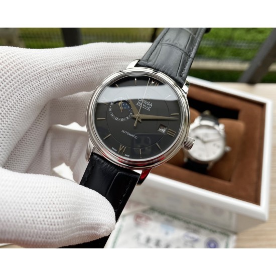欧米茄 OMEGA 精品男士腕表,独特九字位月相设计,技艺精湛,独具匠心,尊贵大气,绅士风范。采用全自动机械机芯,顶级316精钢表壳,进口小牛皮表带,矿物质超强镜面,尺寸42*12 欧米茄 OMEGA 精品男士腕表,独特九字位月相设计,技艺精湛,独具匠心,尊贵大气,绅士风范。采用全自动机械机芯,顶级316精钢表壳,进口小牛皮表带,矿物质超强镜面,尺寸42*12