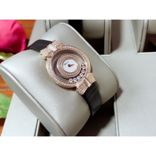 实拍 (蝴蝶结)chopard-happy Sport 萧邦HAPPY DIAMONDS系列快乐钻 腕表蓝宝石玻璃镜面 原厂瑞士石英机芯 镜面内自由滑动快乐钻 钻石围绕表盘回旋起舞 制作精巧双层透明跳跃时尚的设计风格,完美女性的前卫、大方、秀气的特质,内、外蓝宝石玻璃 ,微型按调EAT瑞士石英机,表壳直径约28mm 实拍 (蝴蝶结)chopard-happy Sport 萧邦HAPPY DIAMONDS系列快乐钻 腕表蓝宝石玻璃镜面 原厂瑞士石英机芯 镜面内自由滑动快乐钻 钻石围绕表盘回旋起舞 制作精巧双层透明跳跃时尚的设计风格,完美女性的前卫、大方、秀气的特质,内、外蓝宝石玻璃 ,微型按调EAT瑞士石英机,表壳直径约28mm