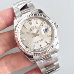 『AR精品』ROLEX DATEJUST劳力士日志型腕表副本的十年精华， 并行代购版DATEJUST，完美修正十年间所有副本的不足和缺陷，搭载3135机并搭配正品代购包装物料，重新定义最高品质的DATEJUST副本，真正的A级副本劳力士DATEJUST[AR出品]36mm尺寸。