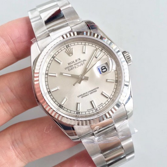 『AR精品』ROLEX DATEJUST劳力士日志型腕表副本的十年精华， 并行代购版DATEJUST，完美修正十年间所有副本的不足和缺陷，搭载3135机并搭配正品代购包装物料，重新定义最高品质的DATEJUST副本，真正的A级副本劳力士DATEJUST[AR出品]36mm尺寸。