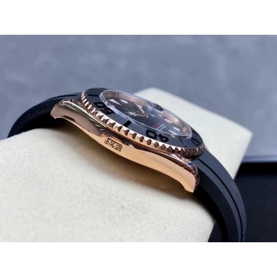 ROLEX 劳力士 YACHT MASTER 游艇名仕型 116655 运动男表 精钢镀厚玫瑰金表壳 陶瓷表圈 可双向转动 旋入式表冠 蓝宝石镜面有日历放大镜6点位镭射皇冠防伪 橡胶表带 表带侧面有OYSTERFLEX字样雕刻 表带背面有导汗槽 Glidelock折叠保险表扣! ROLEX 劳力士 YACHT MASTER 游艇名仕型 116655 运动男表 精钢镀厚玫瑰金表壳 陶瓷表圈 可双向转动 旋入式表冠 蓝宝石镜面有日历放大镜6点位镭射皇冠防伪 橡胶表带 表带侧面有OYSTERFLEX字样雕刻 表带背面有导汗槽 Glidelock折叠保险表扣!