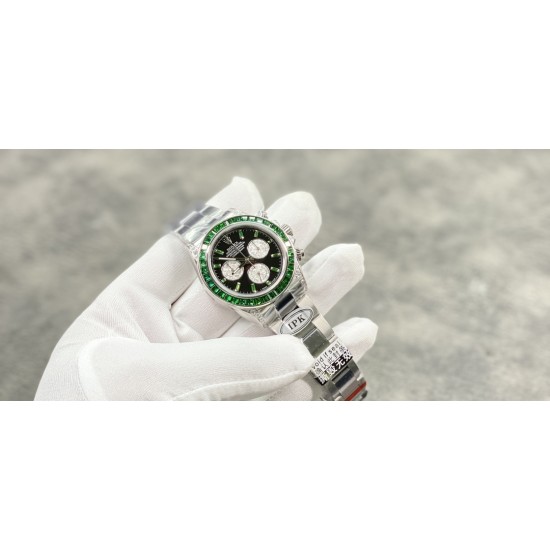 劳力士迪通拿系列，彩虹圈金铂眼定制版！ipk厂出品，出货实拍
