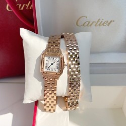 Panthre de Cartier / double chain Width 22mm.Length 30mm. Chain length 44cm卡地亚猎豹系列腕表/双圈表链宽度22mm 长度30mm 链条长度44cm瑞士进口石英机芯，316L精钢表壳表链。蓝晶石表冠，蓝宝石镜面，淬火钢蓝指针，双圈环绕链条，便捷珠宝扣。