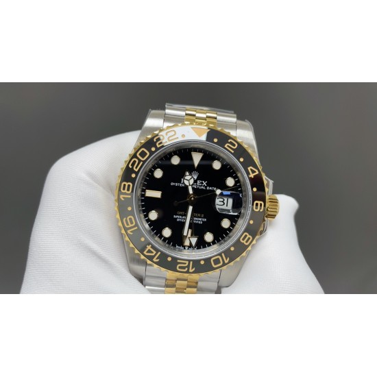 今日推荐劳力士 格林尼治 皮蛋 带NFC芯片感应保卡 40mm 3285机 顶级品质 出货实拍✈️