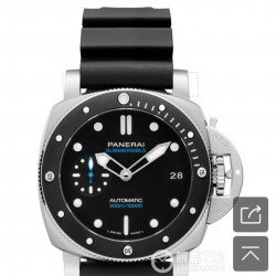 沛纳海新款系列:SUBMERSIBLE 潜行系列型号:PAM00683尺寸:直径47mm,厚度15mm玻璃:高硬度矿物质玻璃圈口:可逆时针方向旋转陶瓷圈口表带:舒适硅胶带表扣:原装针扣机芯:装配天津全自动机芯至臻精品，魅力呈现，欢迎转载