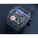 【 RICHARD MILLE 】理查德米勒 RM011-03艺术提升了全新层次,顶级碳纤维壳套 最完美的纹路 最完美的做工 搭载7750大日历 计时 飞返/逆跳多功能ETA7750全自动机械机芯,进口橡胶表带 原装折叠扣,尺寸50X40mm 高端大气上档次 计时腕表,展现着理查品牌的经典内涵,阳光而富有吸引力!全球限量50个7750机 ⚠️请认准独家品质 【 RICHARD MILLE 】理查德米勒 RM011-03艺术提升了全新层次,顶级碳纤维壳套 最完美的纹路 最完美的做工 搭载7750大日历 计时 飞返/逆跳多功能ETA7750全自动机械机芯,进口橡胶表带 原装折叠扣,尺寸50X40mm 高端大气上档次 计时腕表,展现着理查品牌的经典内涵,阳光而富有吸引力!全球限量50个7750机 ⚠️请认准独家品质