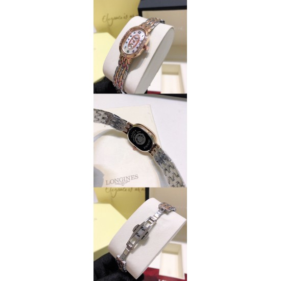 LONGINES 浪琴 Symphonette圆舞曲升级版系列腕表,表壳镶方钻高端大气之作 原装进口两针半石英机芯,精致视角美感,尺寸23*32cm! LONGINES 浪琴 Symphonette圆舞曲升级版系列腕表,表壳镶方钻高端大气之作 原装进口两针半石英机芯,精致视角美感,尺寸23*32cm!
