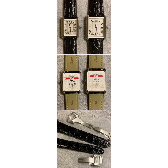 实拍【精品升级版】卡地亚超薄坦克Cartier Tank Solo系列,一款百搭 性价比又高的手表 采用瑞士石英机芯,圆珠形表冠,镶嵌一颗凸圆形合成尖晶石,镀银珠光表盘,罗马数字时标,剑形蓝钢指针,蓝宝石水晶镜面,可搭配进口鳄鱼纹牛皮表带,另有多种颜色荔枝纹原版皮为你打造个性化腕间配饰,直径:小号2431mm,中号2734mm。佩戴舒适柔软服帖,上手显得高贵又典雅,很气质很女人独家货源。「认准细节,欢迎质量对比」 实拍【精品升级版】卡地亚超薄坦克Cartier Tank Solo系列,一款百搭 性价比又高的手表 采用瑞士石英机芯,圆珠形表冠,镶嵌一颗凸圆形合成尖晶石,镀银珠光表盘,罗马数字时标,剑形蓝钢指针,蓝宝石水晶镜面,可搭配进口鳄鱼纹牛皮表带,另有多种颜色荔枝纹原版皮为你打造个性化腕间配饰,直径:小号2431mm,中号2734mm。佩戴舒适柔软服帖,上手显得高贵又典雅,很气质很女人独家货源。「认准细节,欢迎质量对比」