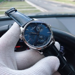 SJ出品 积家 Master X43 地理学家 大师系列 1428421 复刻版全新升级  多功能腕表 自动机芯：Cal.939A 表盘