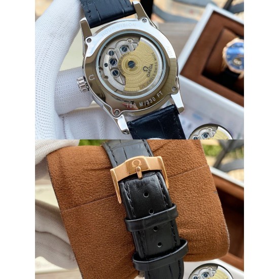 欧米茄 OMEGA 精品男士腕表，多功能设计，技艺精湛，独具匠心，采用全自动机械机芯，矿物质超强镜面，尺寸43mm！