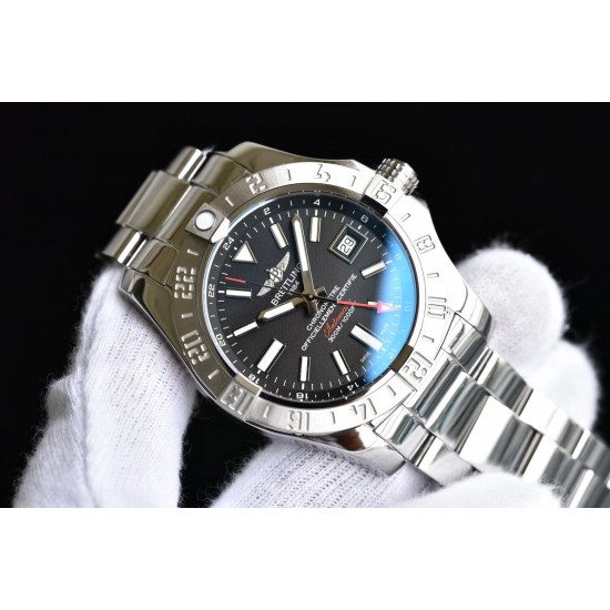 百年灵复仇者二代世界时间腕表(Avenger II GMT)凭借其超级实用的24小时第二时区显示功能脱颖而出,结合双向旋转表圈更可读取第三时区时间。与正品一比一复刻超级坚固的真正瑞士进口316L精钢表壳配备侧面加固防护装置(表壳直径43mm,厚度12.2mm),GF承诺每一块表都做到100%三度防水测试,搭载性能稳定的海鸥2836自动上弦机械机芯。经防滑设计的坚固表冠可提供便捷高效的功能调校。GF精品在此,你还在犹豫什么? 百年灵复仇者二代世界时间腕表(Avenger II GMT)凭借其超级实用的24小时第二时区显示功能脱颖而出,结合双向旋转表圈更可读取第三时区时间。与正品一比一复刻超级坚固的真正瑞士进口316L精钢表壳配备侧面加固防护装置(表壳直径43mm,厚度12.2mm),GF承诺每一块表都做到100%三度防水测试,搭载性能稳定的海鸥2836自动上弦机械机芯。经防滑设计的坚固表冠可提供便捷高效的功能调校。GF精品在此,你还在犹豫什么?