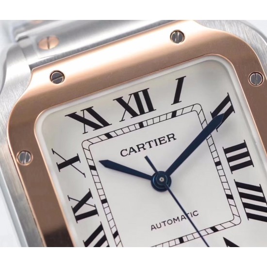 【BV出品】santos de Cartier腕表 山度士女装表款 表壳 七角形表冠 镶嵌一颗多切面蓝宝石 阳光射线纹饰效果表盘,剑型蓝钢指针 蓝宝石水晶镜面 配备“SmartLink”表链调节装置 可配鳄鱼皮或牛皮表带 搭配双重折叠表扣 表带均配备“QuickSwitch”表带快速替换装置 表壳宽度:35.1毫米 表壳厚度:8.83毫米 防水深度10巴(约100米) 【BV出品】santos de Cartier腕表 山度士女装表款 表壳 七角形表冠 镶嵌一颗多切面蓝宝石 阳光射线纹饰效果表盘,剑型蓝钢指针 蓝宝石水晶镜面 配备“SmartLink”表链调节装置 可配鳄鱼皮或牛皮表带 搭配双重折叠表扣 表带均配备“QuickSwitch”表带快速替换装置 表壳宽度:35.1毫米 表壳厚度:8.83毫米 防水深度10巴(约100米)