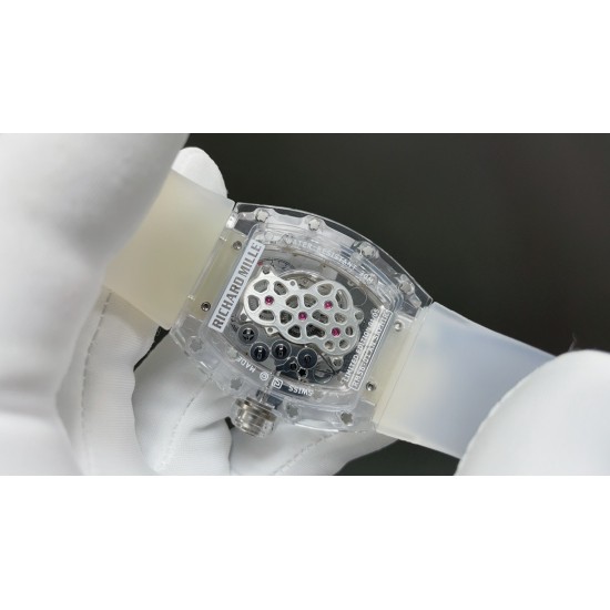 RM理查德米勒~   ［Richard Mille ］  水晶壳 机械机芯