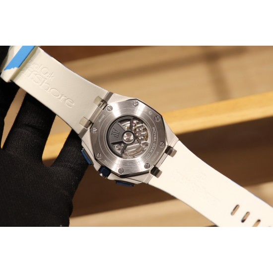 随机送迷彩橡胶带一副品牌:爱彼 Audemars Piguet系列:皇家橡树离岸型限量多功能机械腕表尺寸:44MM13MM机芯:复刻原装3126全自动机械机芯镜面:反炫光处理蓝宝石水晶玻璃材料:进口316精钢鑫表壳表带: 进口橡胶表带表扣: 原装针扣(H厂出品,市场最高版本,超高品质,超A做工,非市场普通货,硬汉必备神器) 随机送迷彩橡胶带一副品牌:爱彼 Audemars Piguet系列:皇家橡树离岸型限量多功能机械腕表尺寸:44MM13MM机芯:复刻原装3126全自动机械机芯镜面:反炫光处理蓝宝石水晶玻璃材料:进口316精钢鑫表壳表带: 进口橡胶表带表扣: 原装针扣(H厂出品,市场最高版本,超高品质,超A做工,非市场普通货,硬汉必备神器)
