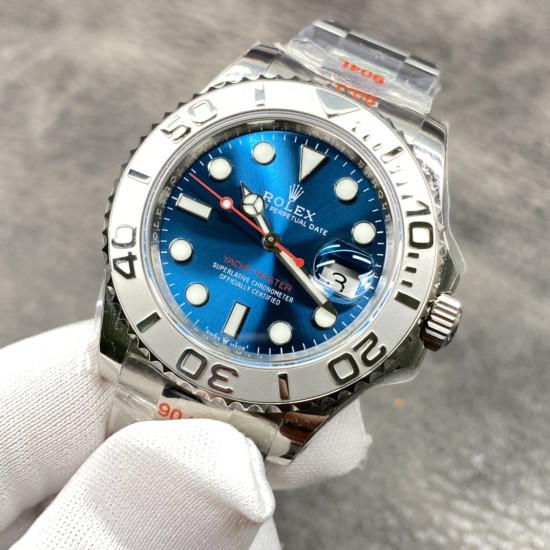 劳力士游艇系列,蓝色表盘!Yacht-Master超级进口904L游艇40mm系列 搭载2824机芯。升级细节:表带和表壳均为进口904钢铸造而成(打磨和抛光各个细节均非常细腻)手感十足.AR的圈口与正品一致的冲压下去(使之圈口与边缘无缝而且平整!904钢其它款式的圈口工艺也与正品一致,不需要再额外加工!字面的颜色和放射纹工艺与正品基本一致!并搭载正品海外代购包装物料 最强版904钢YM-游艇系列【tw出品 必属精品】出货实拍 劳力士游艇系列,蓝色表盘!Yacht-Master超级进口904L游艇40mm系列 搭载2824机芯。升级细节:表带和表壳均为进口904钢铸造而成(打磨和抛光各个细节均非常细腻)手感十足.AR的圈口与正品一致的冲压下去(使之圈口与边缘无缝而且平整!904钢其它款式的圈口工艺也与正品一致,不需要再额外加工!字面的颜色和放射纹工艺与正品基本一致!并搭载正品海外代购包装物料 最强版904钢YM-游艇系列【tw出品 必属精品】出货实拍