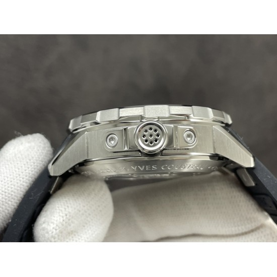 NS Factory 2021最新力作 市场最高品质 狠货来袭!IWC万国海洋计时系列IW376805 腕表(“雅克伊夫库斯托探险之旅”特别版)表径44mmx17mm,搭载7750自动机械计时机芯,3点位日历星期显示,蓝宝石水晶玻璃表镜,表镜经双面防眩处理透光清晰,快拆表带一步到位,富有机械感的齿轮型表冠,可转动圈口,方向同正品。超强双色夜光,即使是在黑夜也能清晰的知道时间,佩戴舒适,值得你拥有! NS Factory 2021最新力作 市场最高品质 狠货来袭!IWC万国海洋计时系列IW376805 腕表(“雅克伊夫库斯托探险之旅”特别版)表径44mmx17mm,搭载7750自动机械计时机芯,3点位日历星期显示,蓝宝石水晶玻璃表镜,表镜经双面防眩处理透光清晰,快拆表带一步到位,富有机械感的齿轮型表冠,可转动圈口,方向同正品。超强双色夜光,即使是在黑夜也能清晰的知道时间,佩戴舒适,值得你拥有!