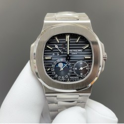今日推荐百达翡丽 总裁5712 白壳蓝面 40mm 真动能Cal.240一体机 顶级品质 出货实拍✈️