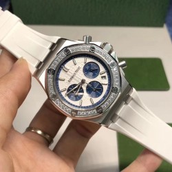 （K8新品）爱彼女款！皇家橡树！六针计时石英机芯！蓝宝石防刮玻璃！精美壳套！进口橡胶带！新款上市！爱彼女款中的最佳经典！