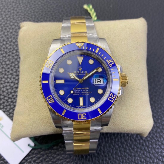 ROLEX 劳力士 间金 蓝水鬼 ～