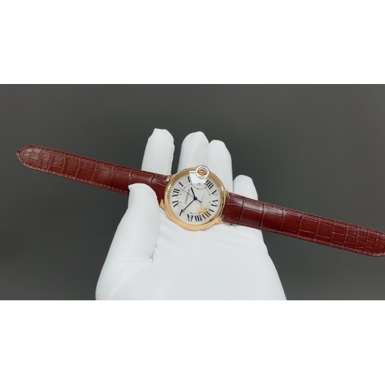 今日推荐AF  卡地亚  蓝气球系列 42mm  玫瑰金棕  2824机械机芯 顶级品质 出货实拍✈️